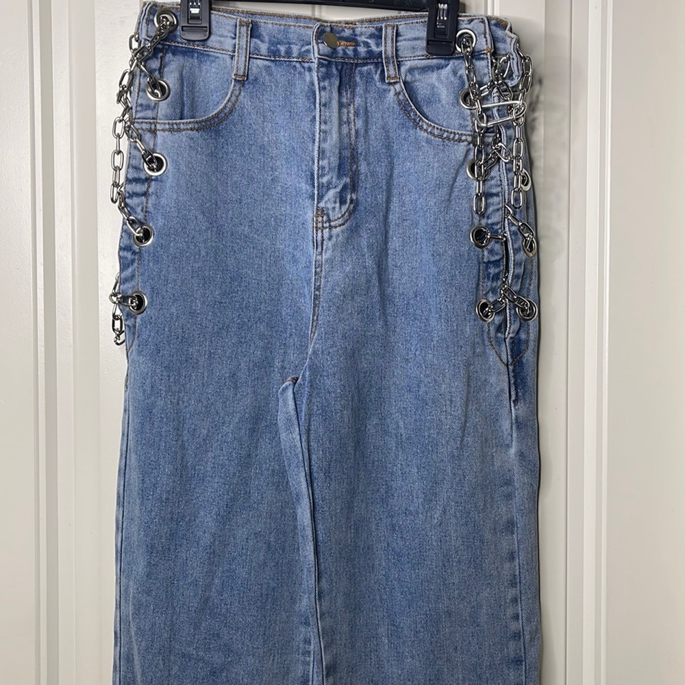 SHEIN Chainlink Jeans 👖 Size 27
